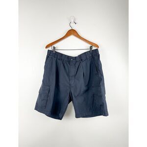 Tommy Bahama Relax Cargo Shorts Men's Sz XL Blue Navy Cotton Beach Outdoor